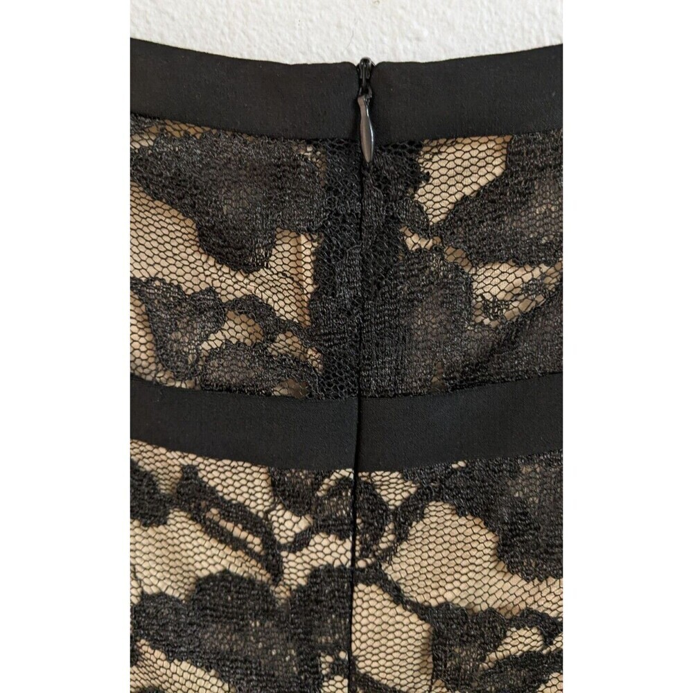 Wmn's CONNECTED APPAREL Black Lace Overlay Party/Cocktail Off Shoulder Dress 12 - Picture 9 of 11